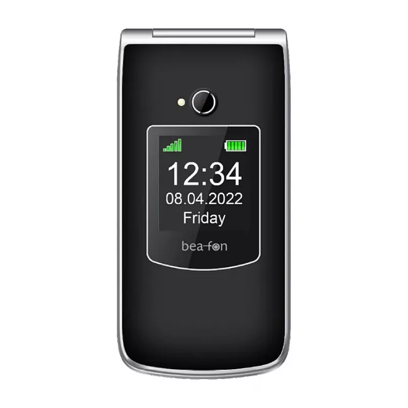 Bea-fon Silver Line SL605 feature phone dual-SIM zwart zilver