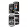Bea-fon Silver Line SL605 feature phone dual-SIM zwart zilver