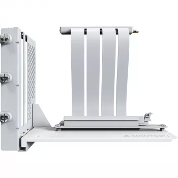 MONTECH verticale GPU-montageset PCIe 4.0 riser-kabel wit 20cm