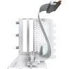 MONTECH verticale GPU-montageset PCIe 4.0 riser-kabel wit 20cm
