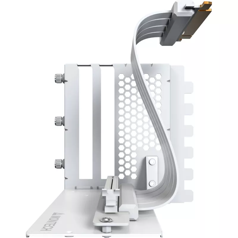MONTECH verticale GPU-montageset PCIe 4.0 riser-kabel wit 20cm