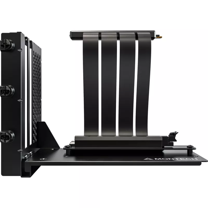 MONTECH verticale GPU-montageset PCIe 4.0 riser-kabel zwart 20cm