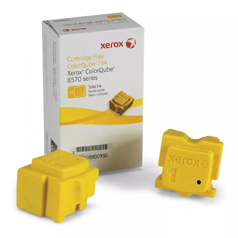 Xerox 108R00933 Solid Ink Yellow - 1 stick - voor ColorQube 8570, 8580