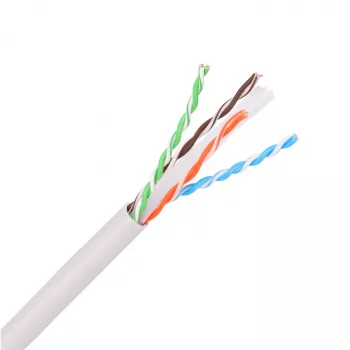 EXTRALINK CAT6A UTP (U/UTP) Indoor Twisted Pair-kabel 50m Grijs