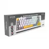 INCA Gaming-toetsenbord RGB Red Switch USB Mechanisch 2,00m Wit (IKG-457)
