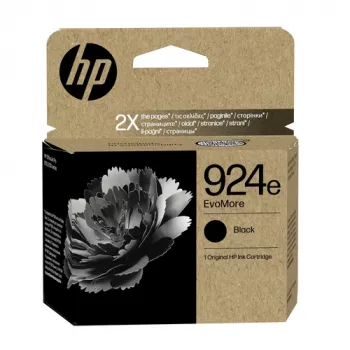 HP 924e EvoMore Originele Inktcartridge Zwart 25 ml