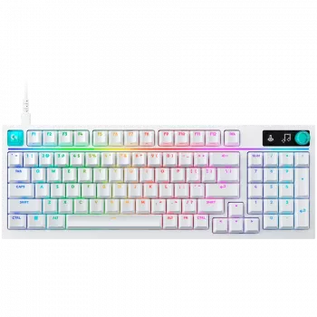 Logitech G316 X 98 Bedraad Gaming-toetsenbord - Wit - US International - Tactile