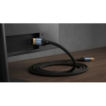 SAVIO CL-211 DisplayPort 2.1-kabel 3m Zwart