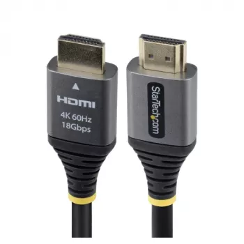 StarTech.com 1,5m Premium High Speed HDMI 2.0-kabel - 4K 60Hz - zwart/zilver