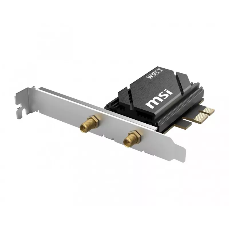 MSI Herald BE6500 WiFi 7 PCIe-netwerkkaart