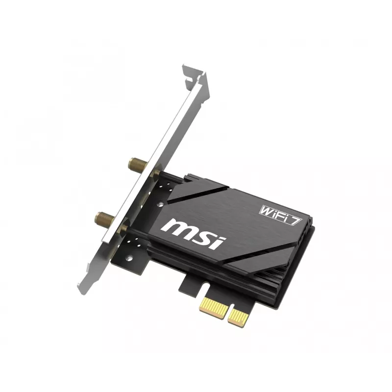 MSI Herald BE6500 WiFi 7 PCIe-netwerkkaart