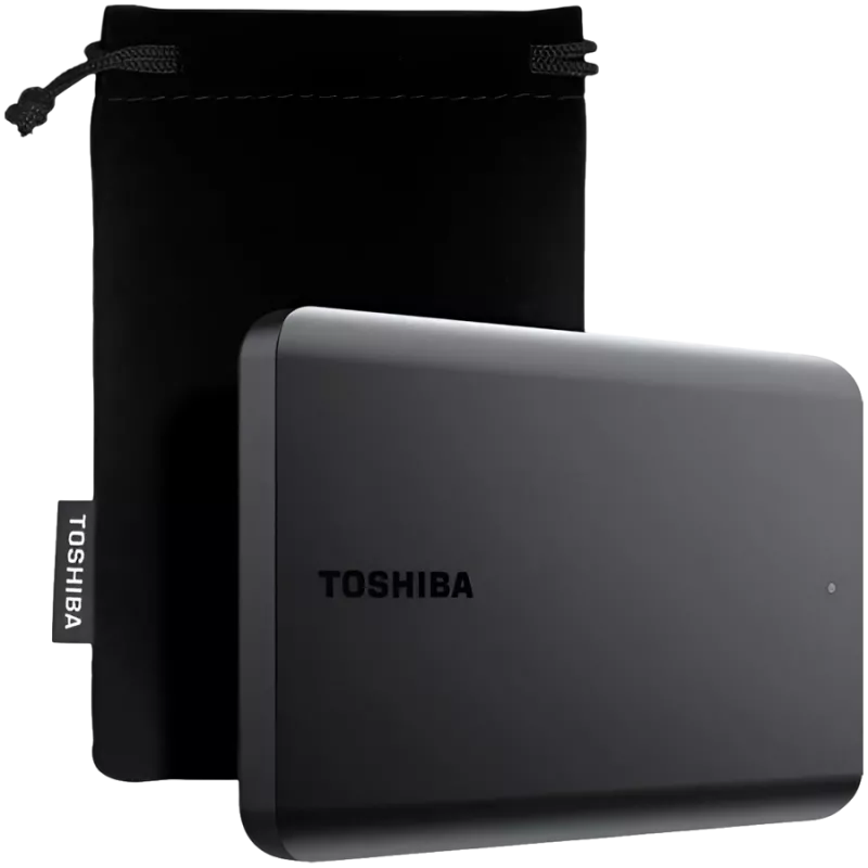 Toshiba Canvio Basics Excl 1TB externe harde schijf, USB 3.2 Gen 1, zwart