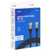 SAVIO CL-210 DisplayPort 2.1-kabel 2m zwart