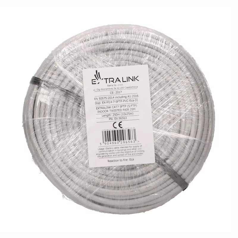 EXTRALINK CAT7 S/FTP indoor twisted pair netwerkkabel 25m