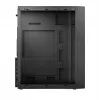 Logic Concept J23 PRO Black mid-tower computerbehuizing met gehard glas, USB-C, ARGB-ventilatoren