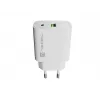 NATEC Ribera wandlader 1x USB-A + 1x USB-C 20W wit