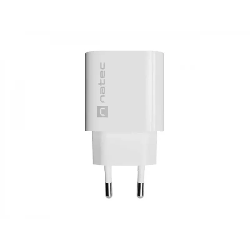 NATEC Ribera wandlader 1x USB-C 20W wit
