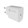 NATEC Ribera wandlader 1x USB-C 20W wit