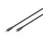 DIGITUS USB-siliconekabel, USB4 versie 2.0, USB 80Gbps, 1,5 m, zwart
