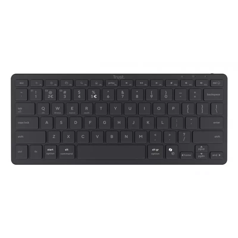 Trust Nado II Draadloos Toetsenbord US QWERTY Zwart