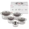 Le Creuset 5-delige Pannenset - 3-laags RVS kookgerei-set
