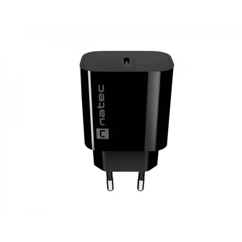 NATEC Ribera USB-C Wandlader 20W Zwart