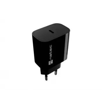 NATEC Ribera USB-C Wandlader 20W Zwart