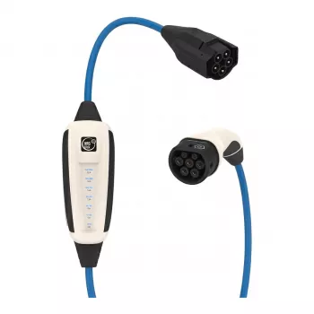 NRGkick Mobile Wallbox 16A 10m Pure voor PV-laden (Wit, 11 kW, 10 meter kabel, WLAN + Bluetooth)