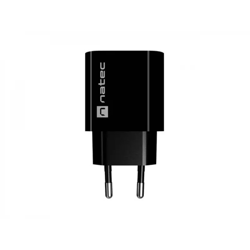 Natec Ribera USB-A Wandlader 18W Zwart