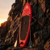 Extralink BLACK FOREST opblaasbaar SUP-board rood 320x81x15 cm Set met peddel, rugzak, pomp, leash, vin SUP-4025