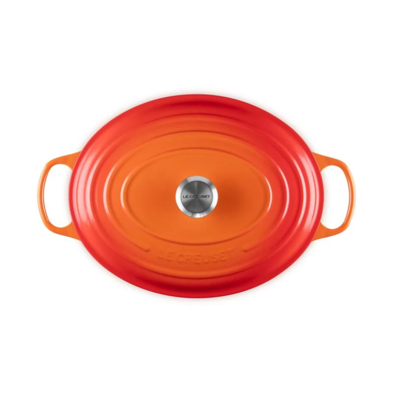 Le Creuset Signature Ovale Braadslee 35cm Rood