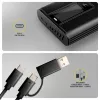 AXAGON EEM2-SD2B Externe Behuizing 10Gbps M.2 NVMe/SATA SSD met LED-indicatie, USB-C, Zwart