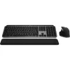 Logitech Master Series MX Keys S Combo for Mac - Draadloze Toetsenbord- en Muis-set - Volledig formaat - Verlichting - AZERTY Frans - Space Gray (920-012841)
