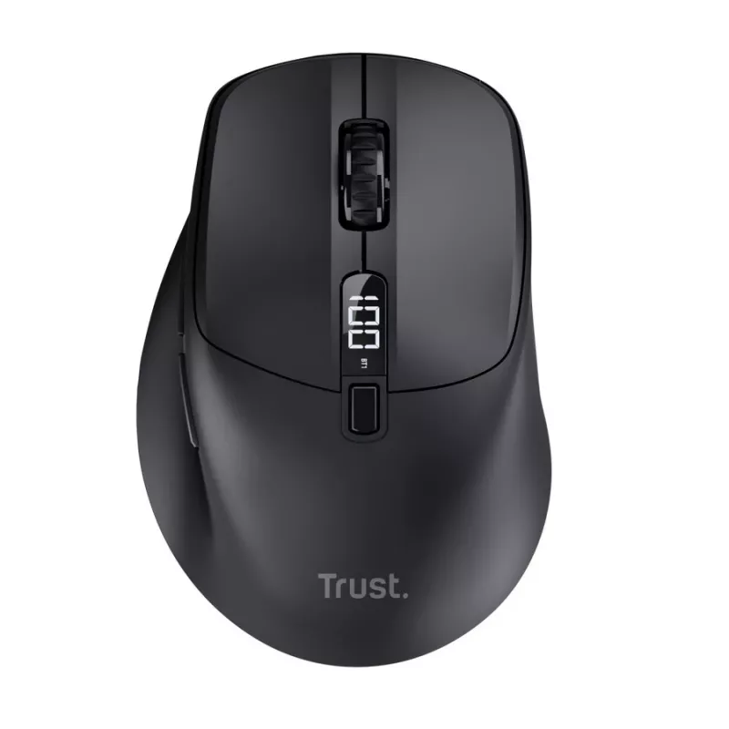 Trust Zevo Fast Recharge Multi-Wireless Muis zwart