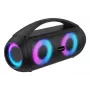 Denver BTG-618 draagbare Bluetooth-partyluidspreker 200W met LED-verlichting, zwart