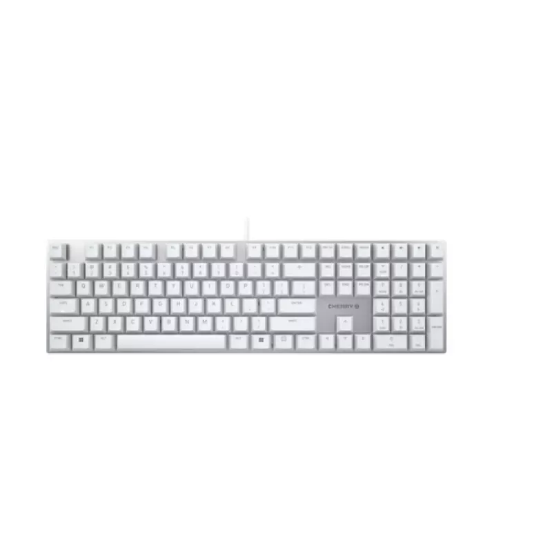 CHERRY KC 200 MX bedrade mechanische toetsenbord, volledige grootte, CHERRY MX Brown, US-layout, wit