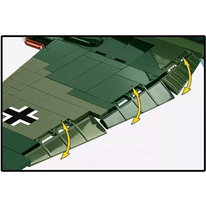 COBI Heinkel HE 111 H-22 met V1-vliegbom bouwstenen-set 927 onderdelen