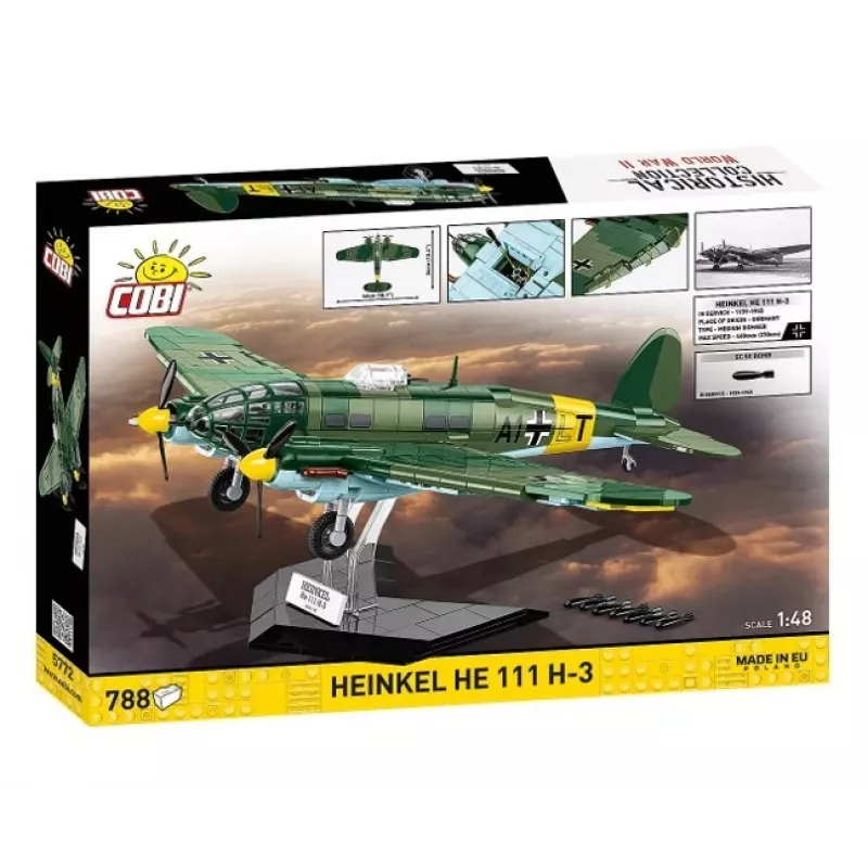 COBI bouwstenen Heinkel HE 111 H-3 788 onderdelen