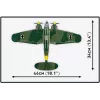 COBI bouwstenen Heinkel HE 111 H-3 788 onderdelen