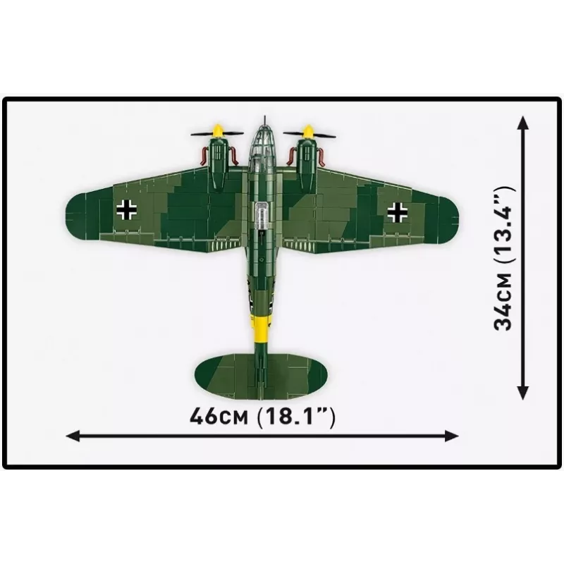 COBI bouwstenen Heinkel HE 111 H-3 788 onderdelen