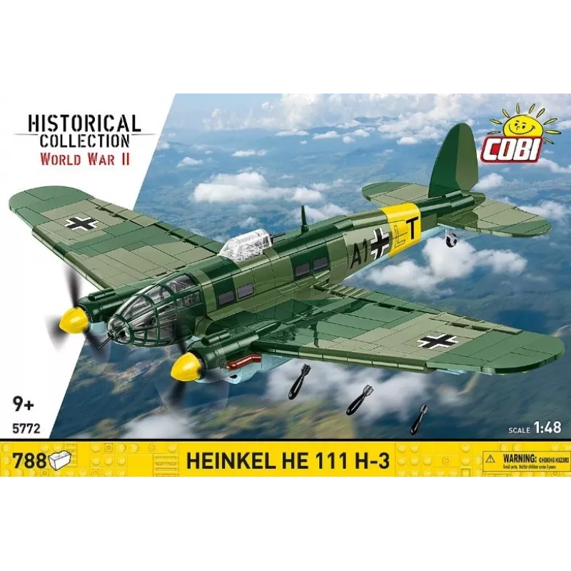 COBI bouwstenen Heinkel HE 111 H-3 788 onderdelen