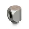 Thermal Grizzly DeltaMate rotary fitting - 90°, mat nikkel, 6-pack