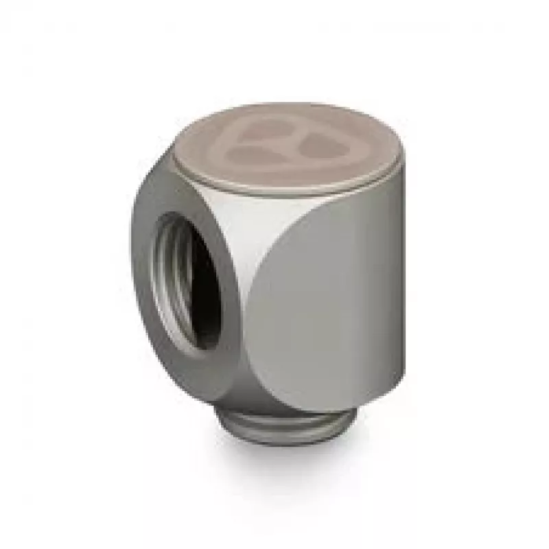 Thermal Grizzly DeltaMate rotary fitting - 90°, mat nikkel, 6-pack