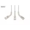 DIGITUS CAT 6A F-FTP haakse patchkabel, koper, 2 m, grijs, 10 stuks