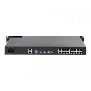 APC KVM1116R KVM-switch - 1 lokale gebruiker, 16 poorten, VGA, USB, 1U rackmontage