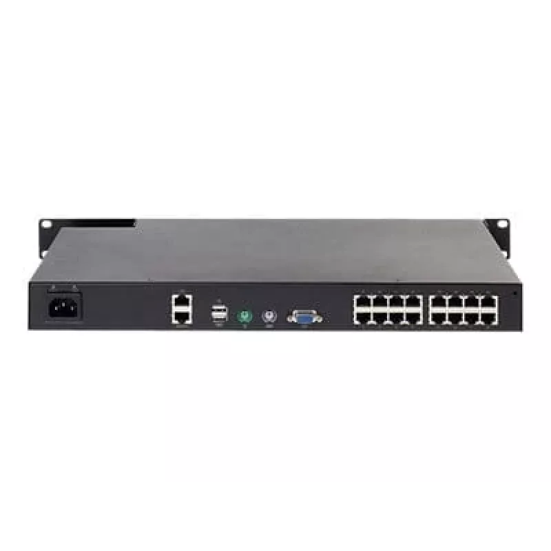 APC KVM1116R KVM-switch - 1 lokale gebruiker, 16 poorten, VGA, USB, 1U rackmontage