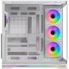 Krux Atron White Mid-Tower PC-behuizing met gehard glas