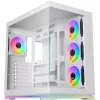 Krux Atron White Mid-Tower PC-behuizing met gehard glas