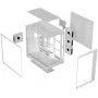 Krux Atron White Mid-Tower PC-behuizing met gehard glas