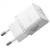 Baseus Palm 20W USB-C + USB-A wandlader, wit